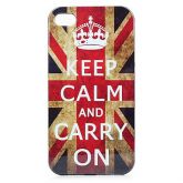 Case com Padrão de Bandeira de Inglaterra para iPhone 4 e 4S